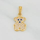 Dije Oso Ts 1.4g / 2cm Oro Amarillo 18K