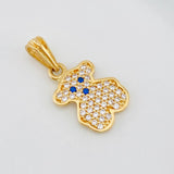 Dije Oso Ts 1.4g / 2cm Oro Amarillo 18K