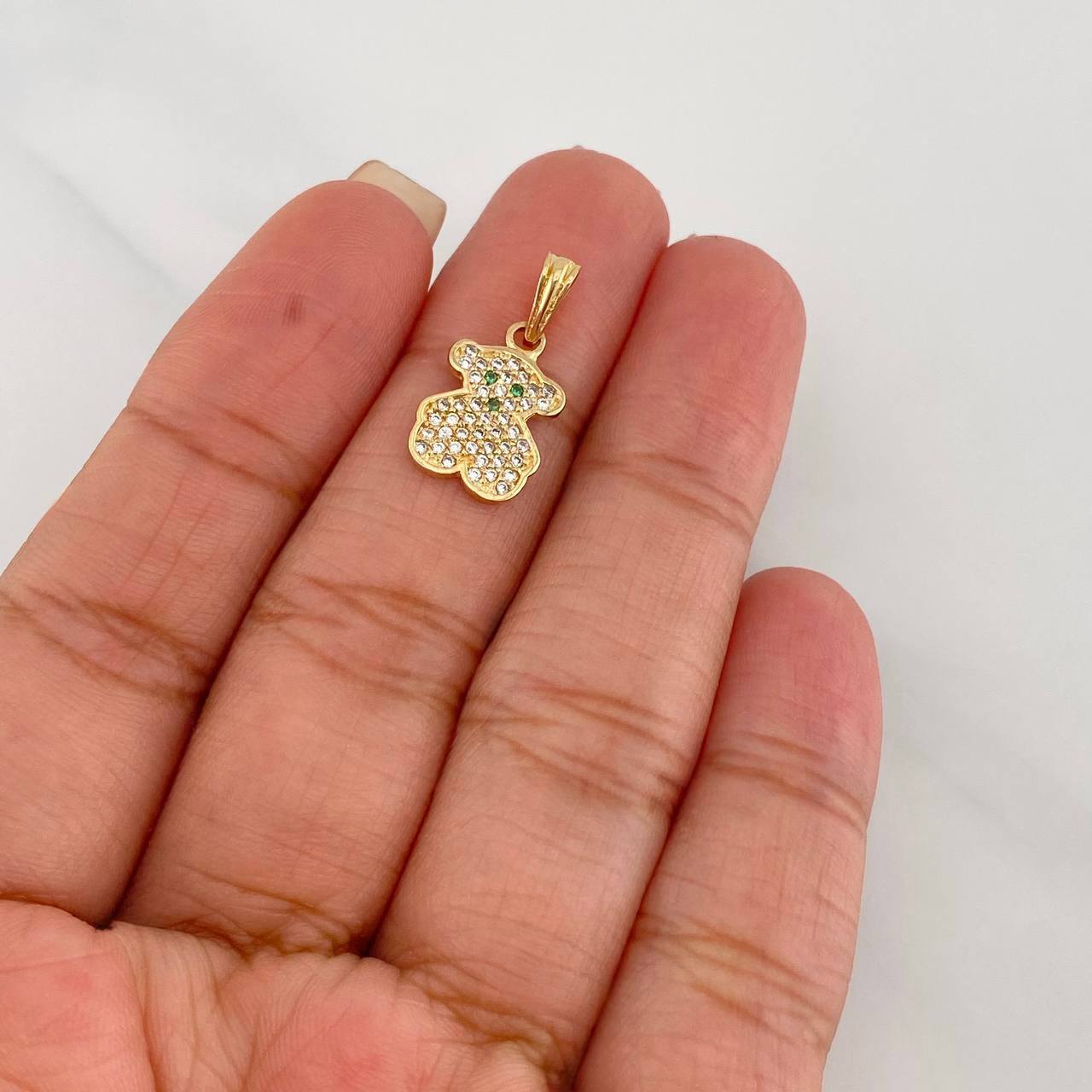 Dije Oso Ts 1.4g / 2cm Oro Amarillo 18K