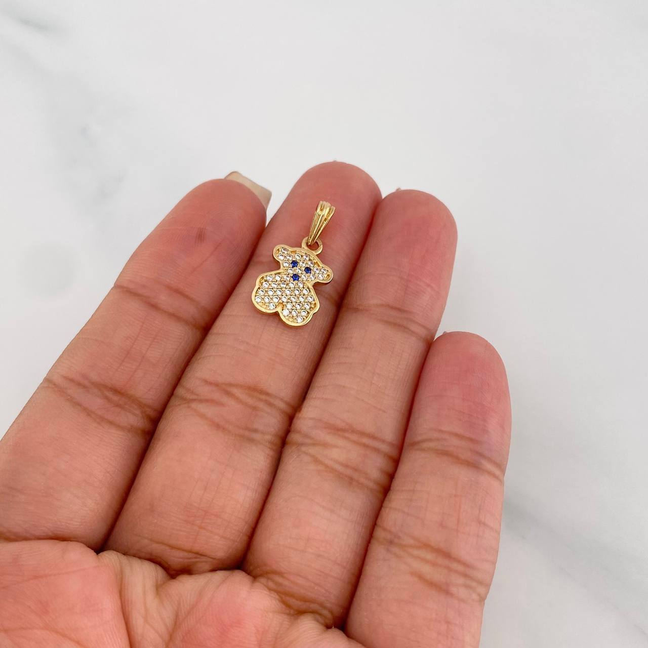 Dije Oso Ts 1.4g / 2cm Oro Amarillo 18K