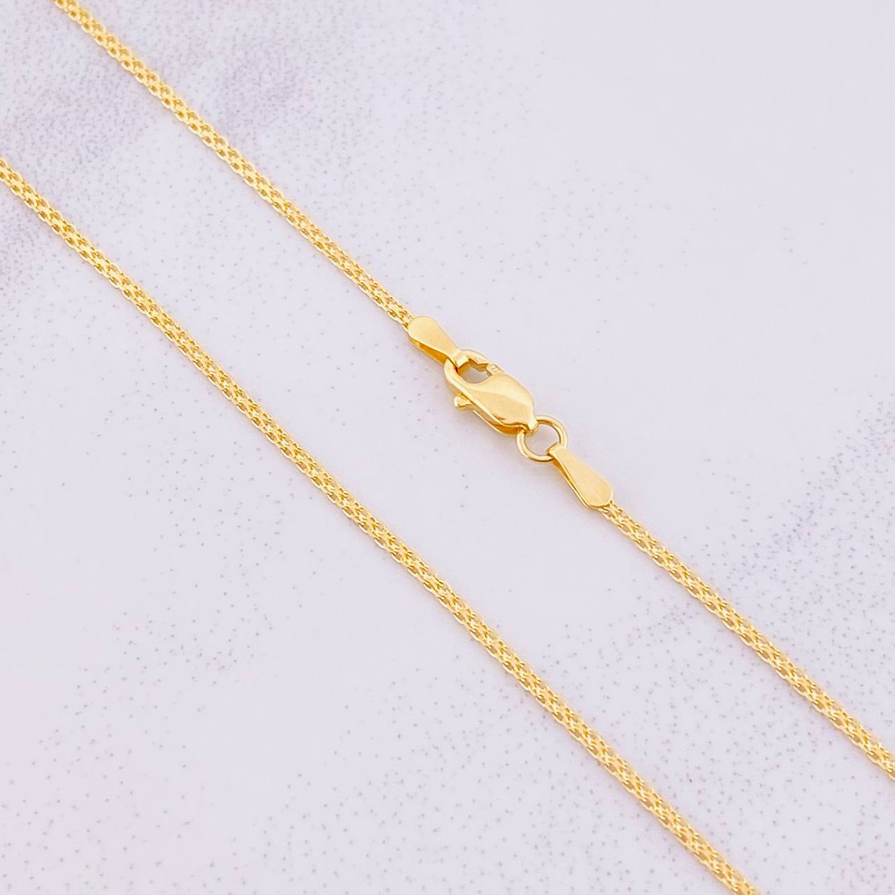 Cadena China 4g / 60cm / 1.7mm Oro Amarillo 18K