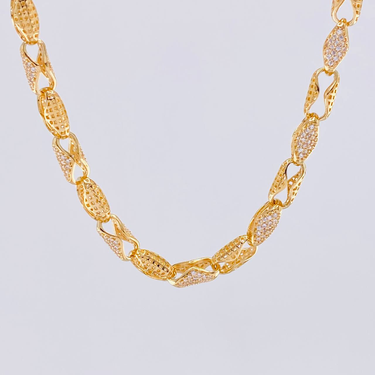 Cadena Rustica GC Doble 53.95g / 65cm / 5.7mm Oro Amarillo 18K