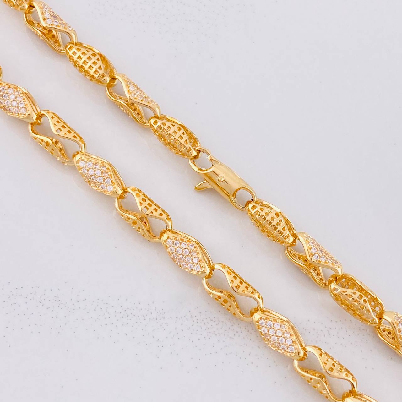 Cadena Rustica GC Doble 53.95g / 65cm / 5.7mm Oro Amarillo 18K