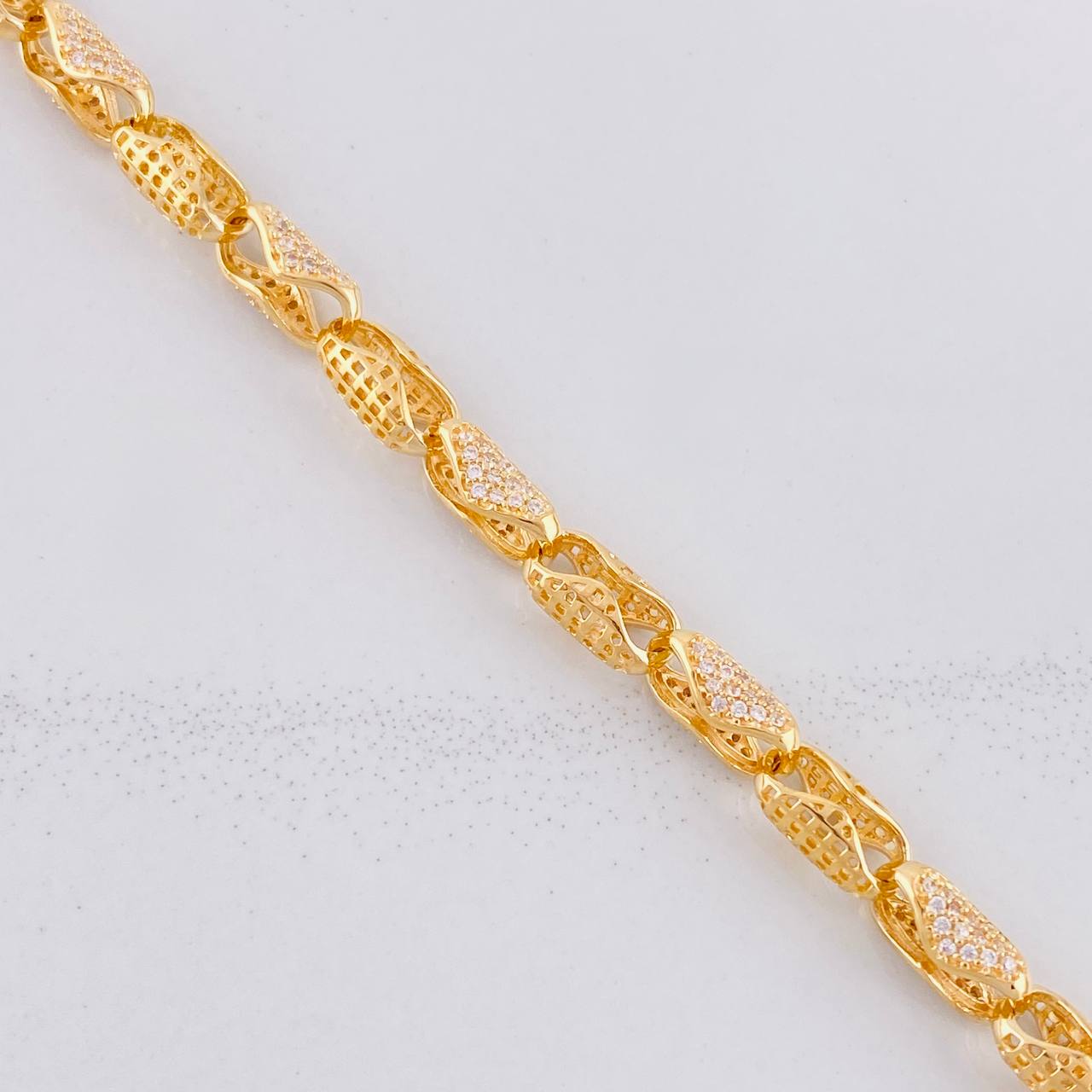Cadena Rustica GC Doble 53.95g / 65cm / 5.7mm Oro Amarillo 18K