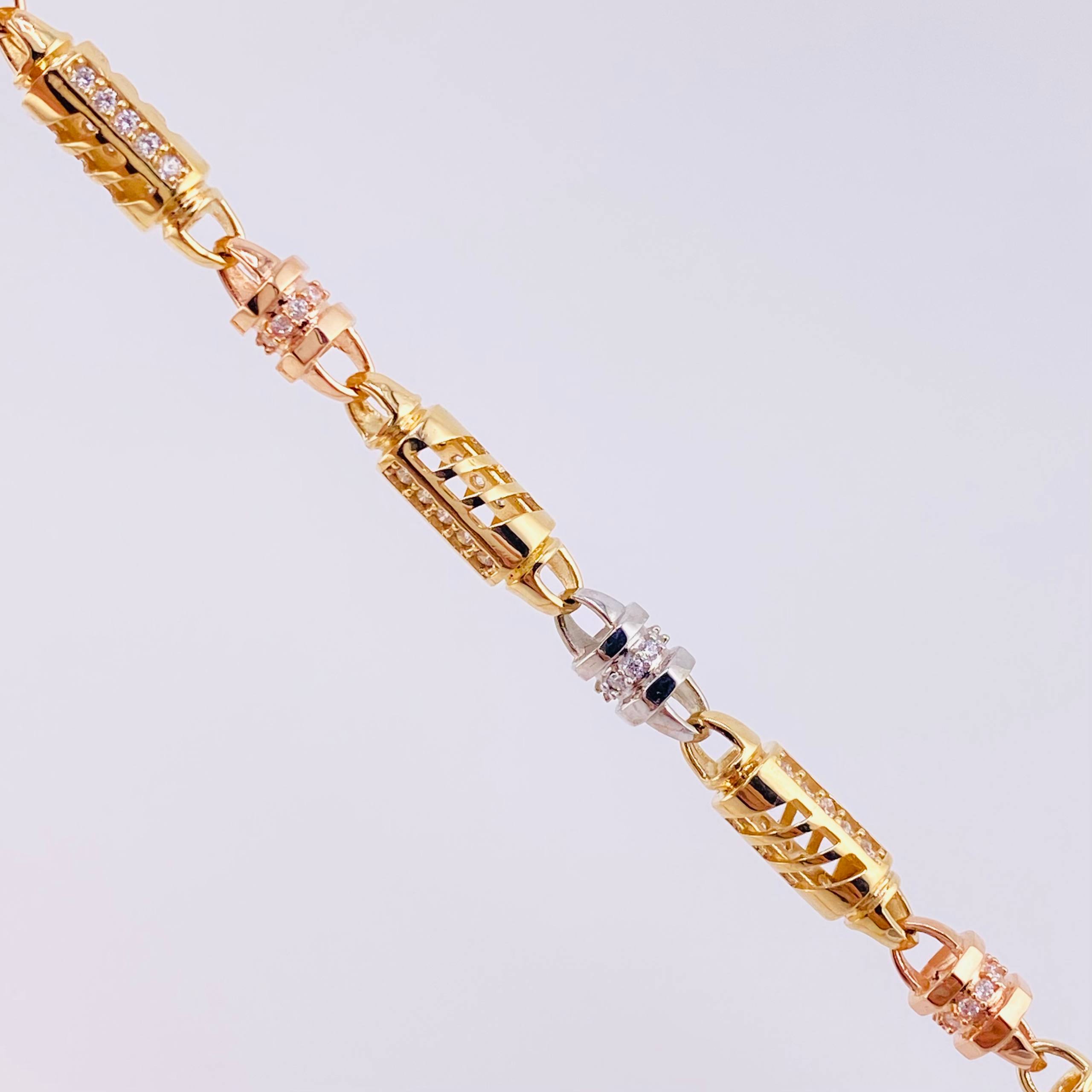 Cadena Rustico Cilindro Boya Tejido 48.75g / 70cm / 4.7mm Tres Oros 18K