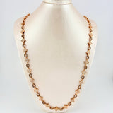 Cadena Rustico Cruz Trebol 51.65g / 71.6cm / 8.9mm Oro Rosa 18K