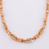 Cadena Rustico Barra 59.35g / 70cm / 5.9mm Oro Rosa 18K