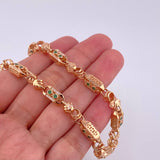 Cadena Rustico Barra 59.35g / 70cm / 5.9mm Oro Rosa 18K
