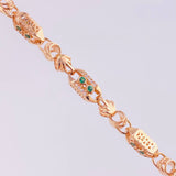 Cadena Rustico Barra 59.35g / 70cm / 5.9mm Oro Rosa 18K