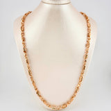 Cadena Rustico Barra 59.35g / 70cm / 5.9mm Oro Rosa 18K