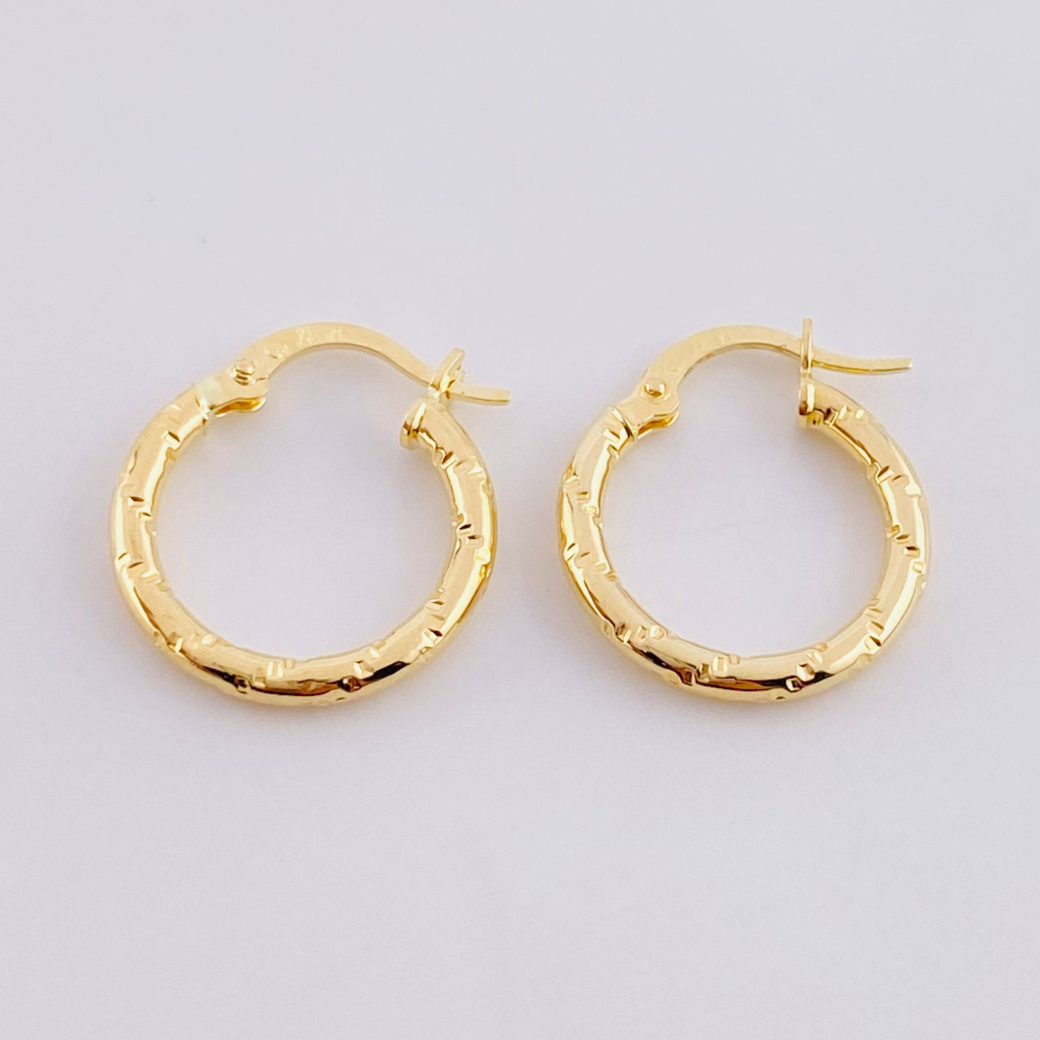 Candongas Maribel 1.25g / 1.9cm Oro Amarillo 18K