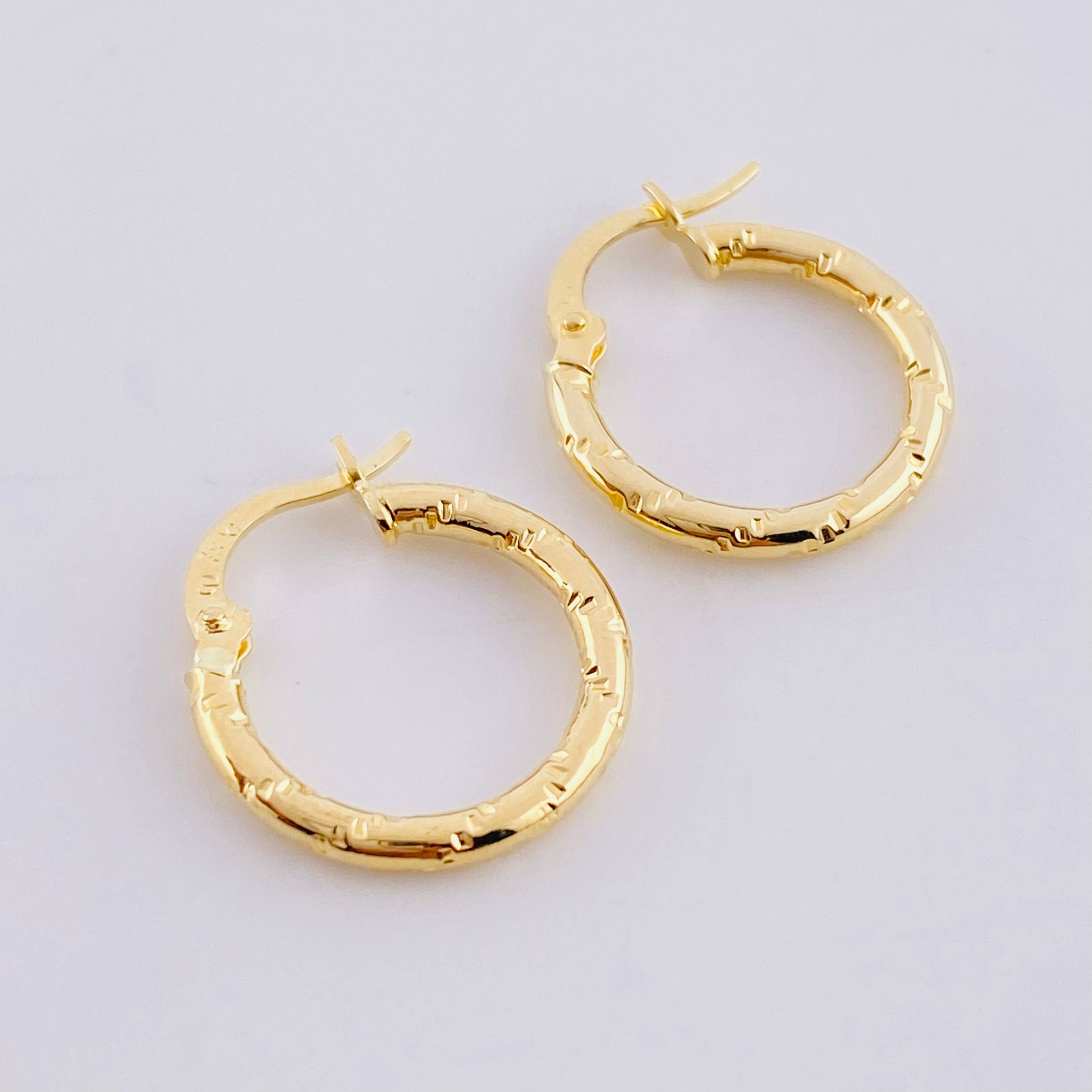 Candongas Maribel 1.25g / 1.9cm Oro Amarillo 18K