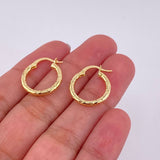 Candongas Maribel 1.25g / 1.9cm Oro Amarillo 18K