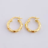 Candongas Bridget 1.15g / 1.6cm Oro Amarillo 18K