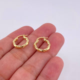 Candongas Bridget 1.05g / 1.6cm Oro Amarillo 18K