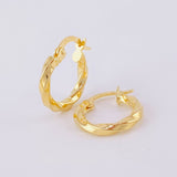 Candongas Bridget 1g / 1.6cm Oro Amarillo 18K