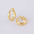 Candongas Nia 1.2g / 1.3cm Oro Amarillo 18K