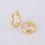 Candongas Nia 1.2g / 1.3cm Oro Amarillo 18K