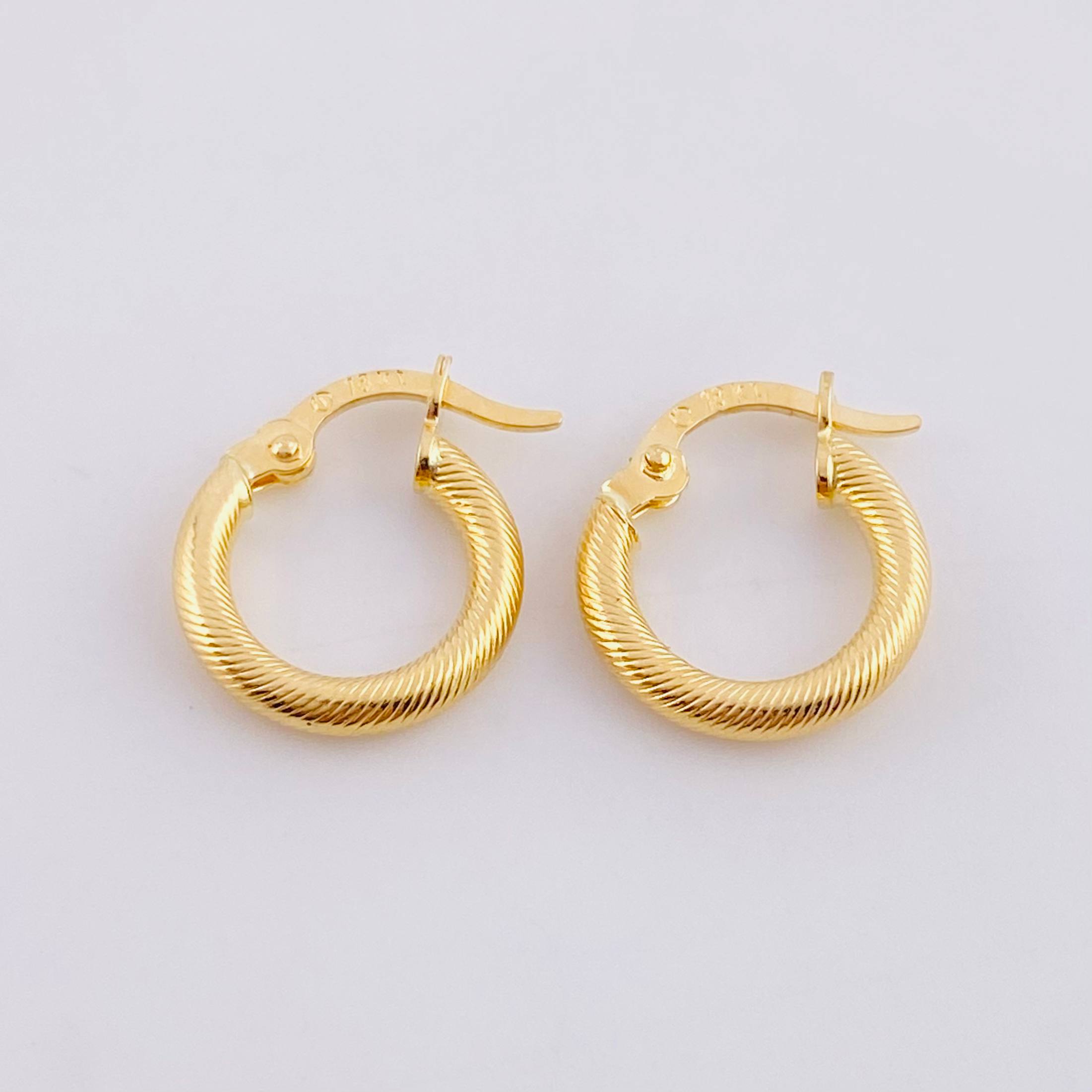Candongas Zion 1g / 1.5cm Oro Amarillo 18K