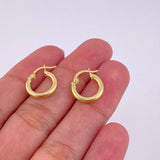Candongas Zion 1g / 1.5cm Oro Amarillo 18K