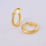 Candongas Zion 1g / 1.5cm Oro Amarillo 18K