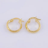 Candongas Burbuja 1g / 1.4cm Oro Amarillo 18K