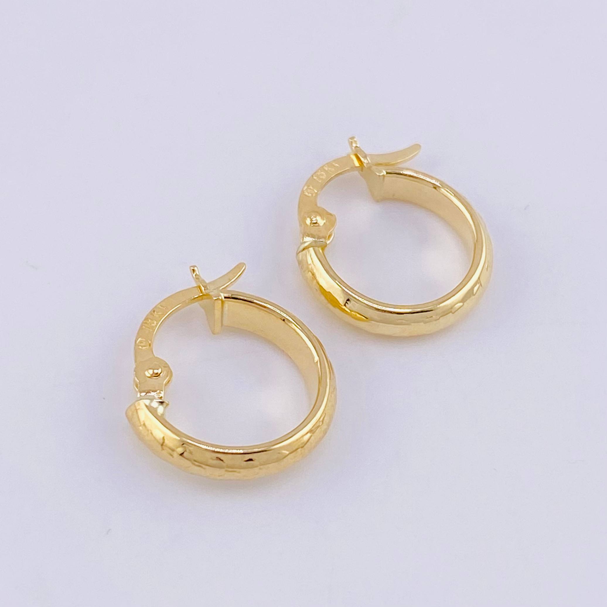 Candongas Burbuja 0.95g / 1.4cm Oro Amarillo 18K