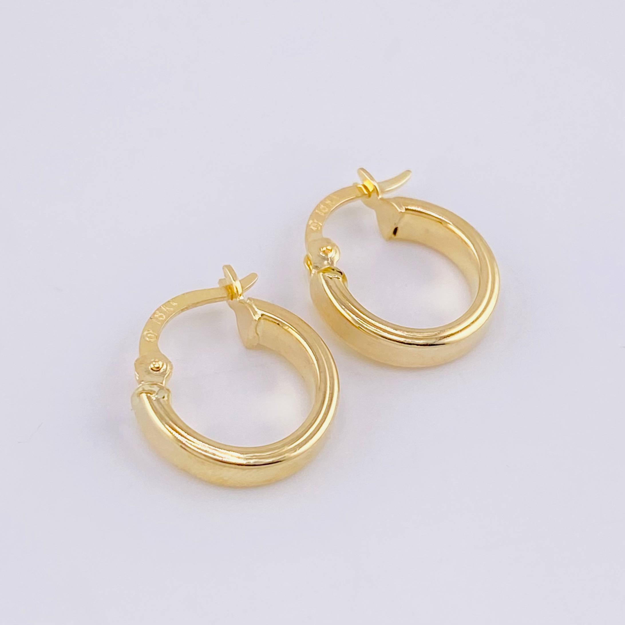 Candongas Fabi 1.3g / 1.5cm Oro Amarillo 18K