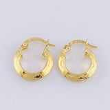 Candongas Ciri 1.2g / 1.5cm Oro Amarillo 18K