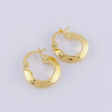 Candongas Ciri 1.2g / 1.5cm Oro Amarillo 18K