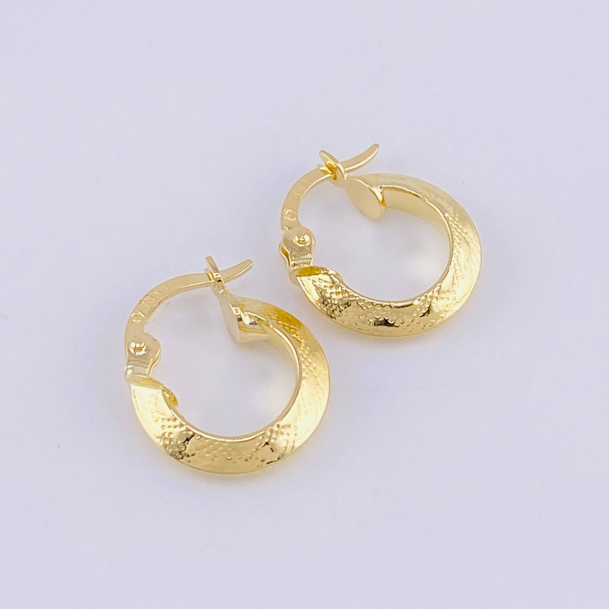 Candongas Ciri 1.25g / 1.5cm Oro Amarillo 18K