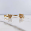 Pulso Aro Oso 7.9gr / 15cm / Circones Negros Blancos Oro Amarillo 18K #