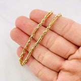 Cadena Lazo Especial 7.95g / 60cm / 3mm Oro Amarillo 18K