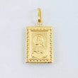 Dije Placa Doble Faz 1.75gr / 3cm / Oro Amarillo 18K