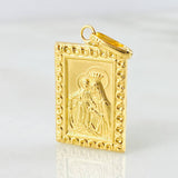 Dije Placa Doble Faz 1.75gr / 3cm / Oro Amarillo 18K