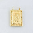Dije Escapulario Corazon De Jesus 1.7gr / 2.4cm / Oro Amarillo 18K ©