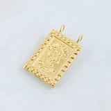 Dije Escapulario Corazon De Jesus 1.7gr / 2.4cm / Oro Amarillo 18K ©