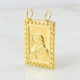 Dije Escapulario Corazon De Jesus 1.7gr / 2.4cm / Oro Amarillo 18K ©