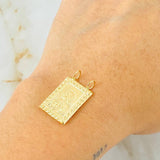 Dije Escapulario Corazon De Jesus 1.7gr / 2.4cm / Oro Amarillo 18K ©