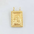 Dije Escapulario Virgen Del Carmen 1.75gr / 2.4cm / Oro Amarillo 18K *