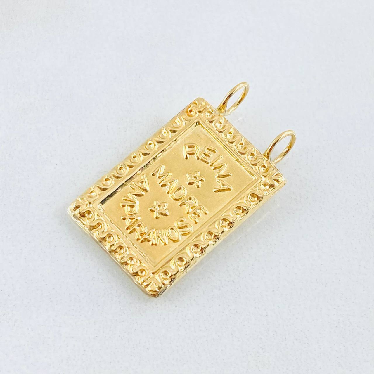 Dije Escapulario Virgen Del Carmen 1.75gr / 2.4cm / Oro Amarillo 18K *