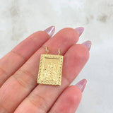 Dije Escapulario Virgen Del Carmen 1.75gr / 2.4cm / Oro Amarillo 18K *