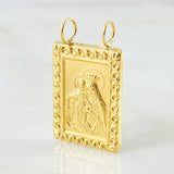 Dije Escapulario Virgen Del Carmen 1.75gr / 2.4cm / Oro Amarillo 18K *