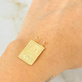 Dije Escapulario Virgen Del Carmen 1.75gr / 2.4cm / Oro Amarillo 18K *
