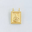 Dije Escapulario Doble Faz 0.85gr / 1.7cm / Oro Amarillo 18K