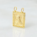 Dije Escapulario Doble Faz 0.85gr / 1.7cm / Oro Amarillo 18K