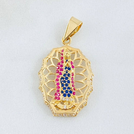 Dije Virgen Guadalupe 3.7gr / 3.3cm / Oro Amarillo 18K
