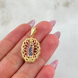 Dije Virgen Guadalupe 3.7gr / 3.3cm / Oro Amarillo 18K