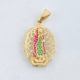 Dije Virgen Guadalupe 3.55gr / 3.3cm / Oro Amarillo 18K