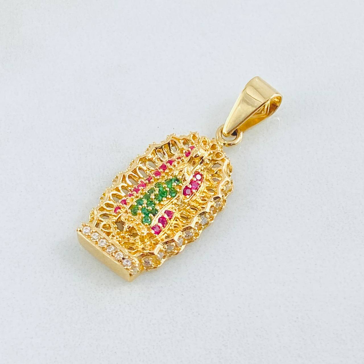 Dije Virgen Guadalupe 3.2gr / 3cm / Oro Amarillo 18K